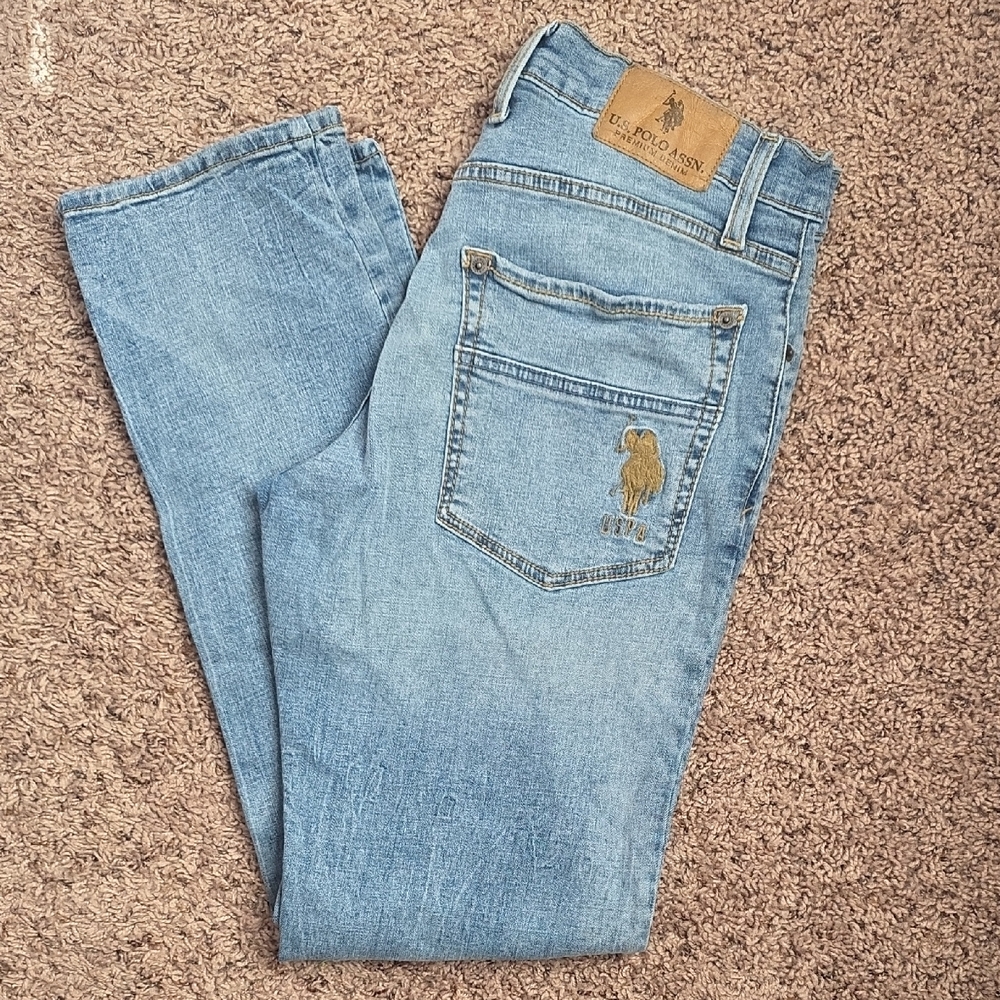 U.S. Polo Assn. Light Blue Men's Relaxed Jeans Size 32x30